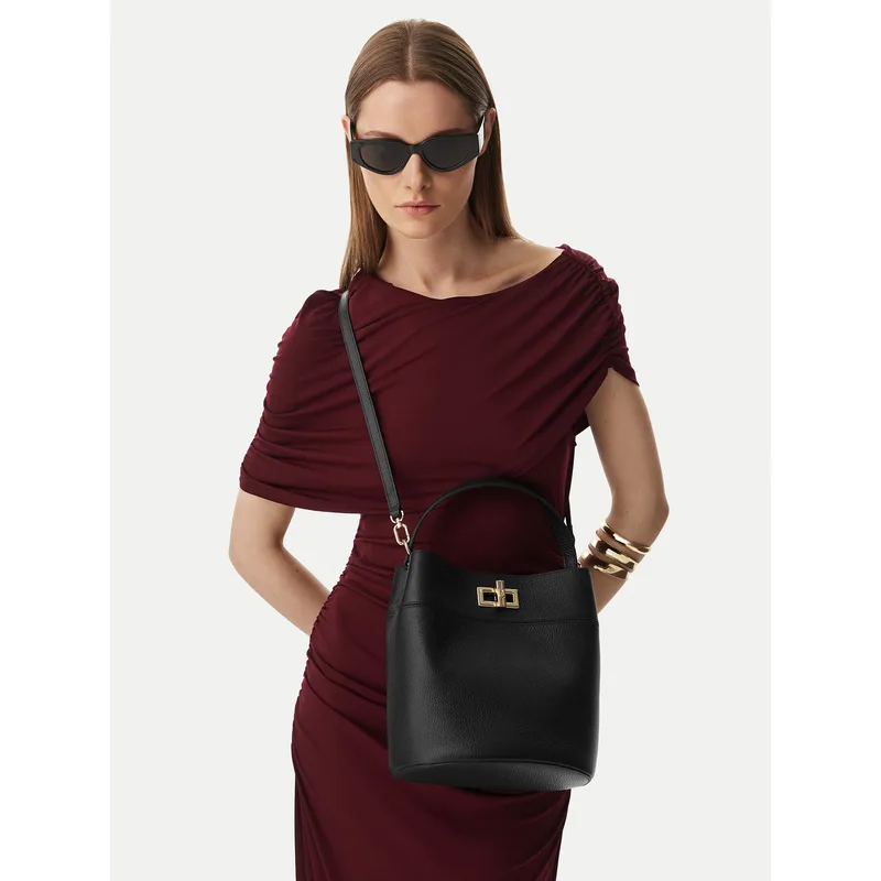 Τσάντα Furla Amelia M Bucket WB01953 HSF000 CN O6000 Μαύρο
