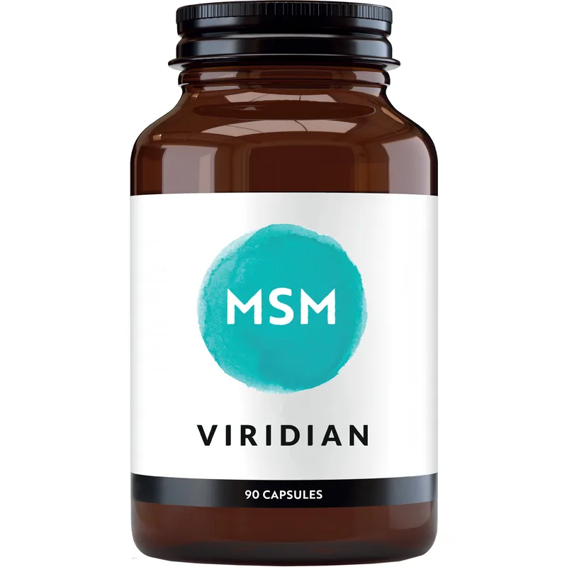 Viridian MSM Συμπλήρωμα Διατροφής με MSM (Μεθυλο-Σουλφονυλο-Μεθάνιο) για τη Φυσιολογική Λειτουργία των Αρθρώσεων με Ισχυρές Αντιφλεγμονώδεις Ιδιότητες 90caps