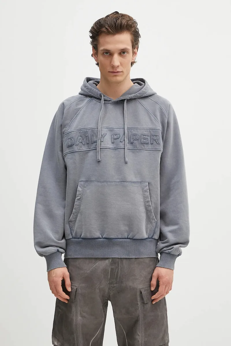 Βαμβακερή μπλούζα Daily Paper Garment Wash Hoodie