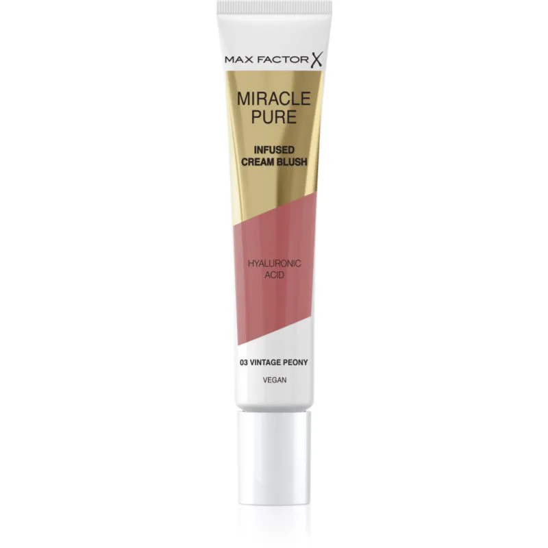 Max Factor Miracle Pure κρεμώδες ρουζ απόχρωση 03 Vintage Peony 15 ml