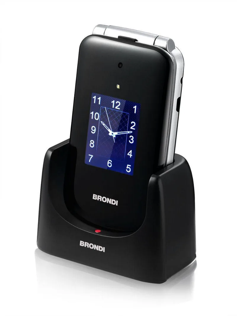 Brondi Amico Supervoice Μαύρο/Silver DS - Πολυλειτουργικό Τηλέφωνο