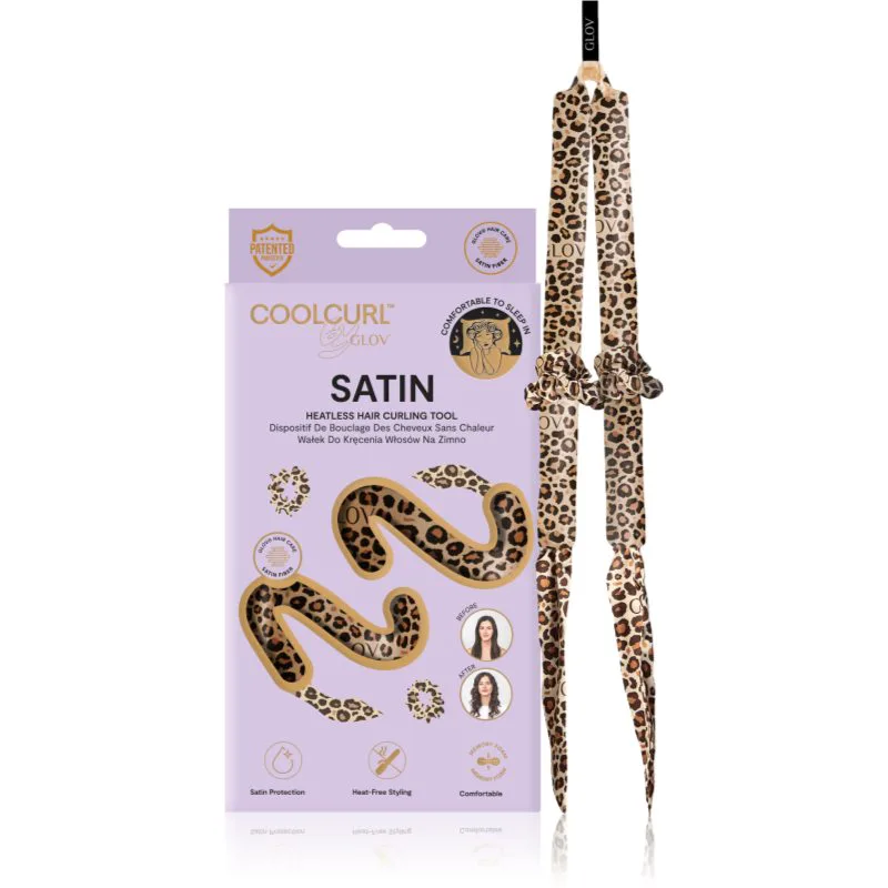 GLOV CoolCurl Satin Cheetah Σετ φορμαρίσματος για μπούκλες μαλλιών 1 τμχ