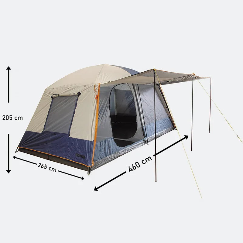 Panda Outdoor Portal Σκηνή Camping 8 Ατόμων 460 X 260 X 205 Cm (9000054316_46470)