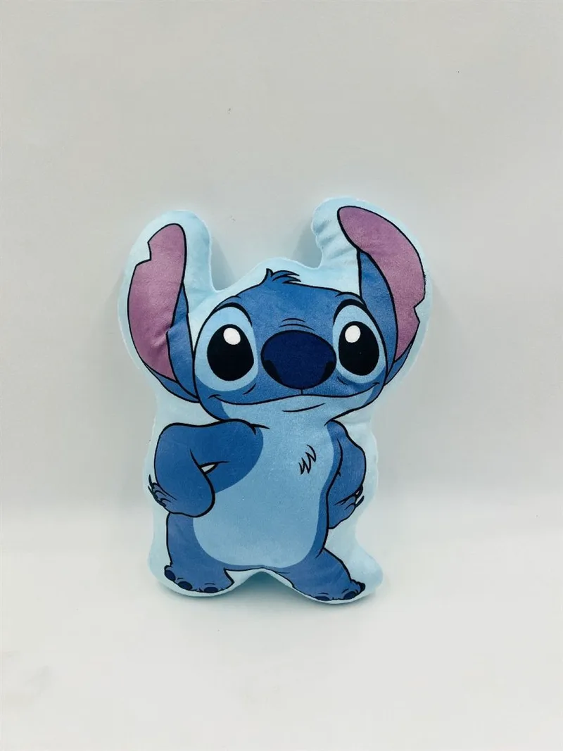 Διακοσμητικό Μαξιλάρι 3D Velboa 35εκ. Stitch 617 Sky Blue DimCol (Χρώμα: Μπλε, Ύφασμα: Velboa) - DimCol - 54461702051