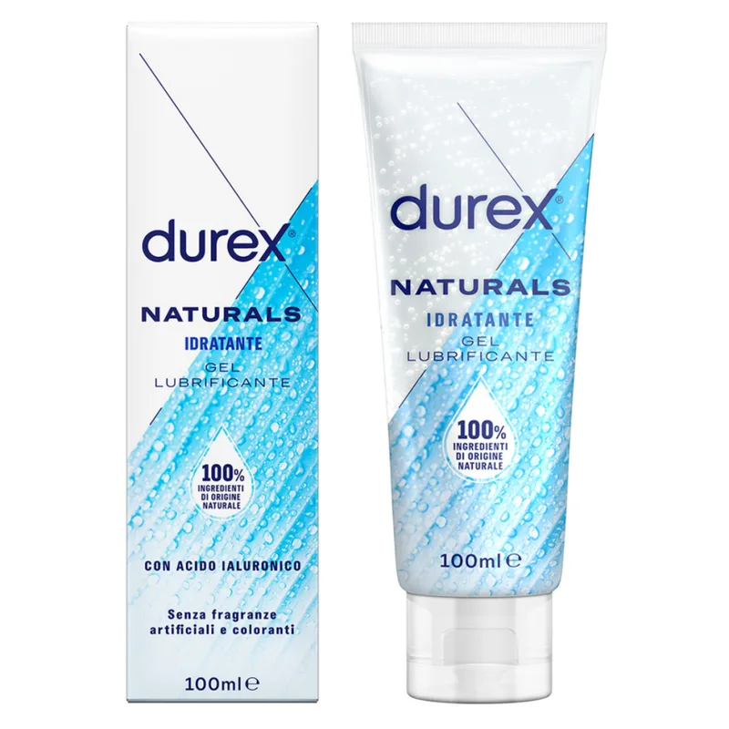 Durex Naturals Ενυδατικό Λιπαντικό Gel Με Υαλουρονικό Οξύ 100ml