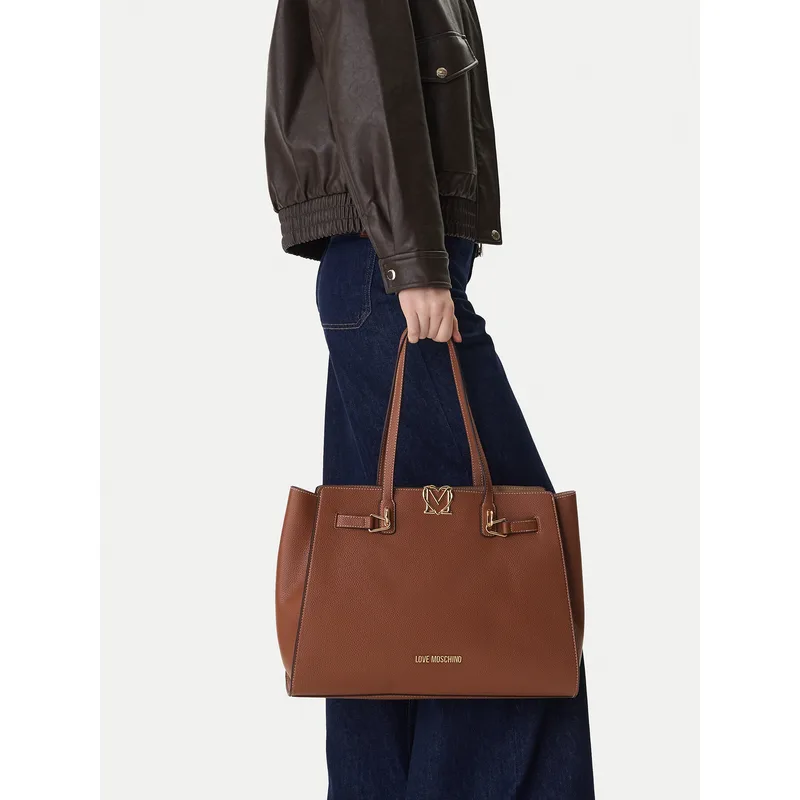 Τσάντα LOVE MOSCHINO JC4124PP1OLM0200 Καφέ