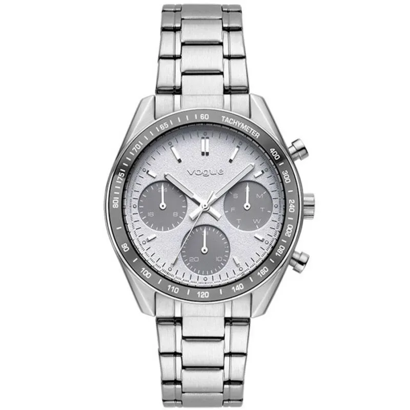 Ρολόι Vogue Γυναικείο Happy Sport Multifunction Silver Stainless Steel Bracelet 612581 612581 Ατσάλι