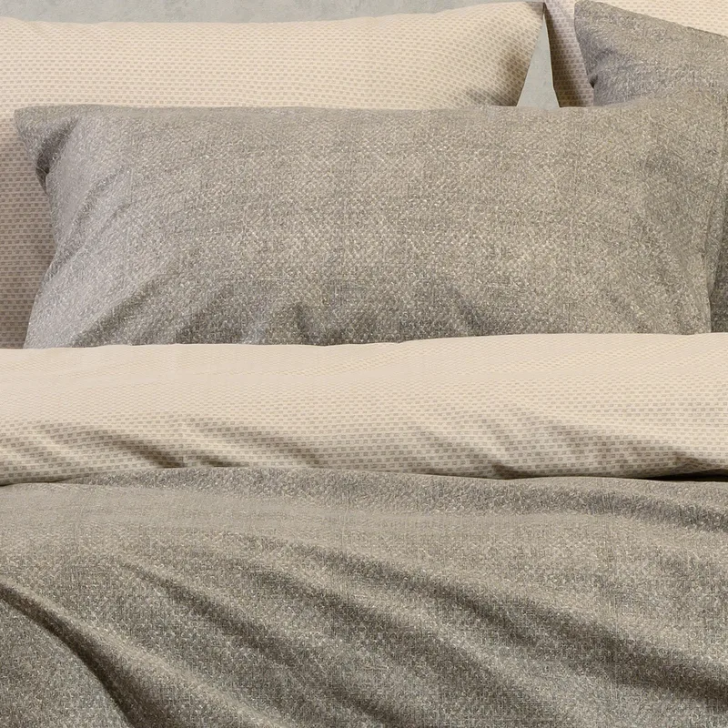 Μαξιλαροθήκες Ζεύγος 50X70 Melinen Ultra Luca Grey (50x70)