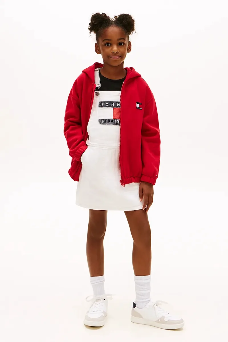 Παιδικό φόρεμα τζιν Tommy Hilfiger