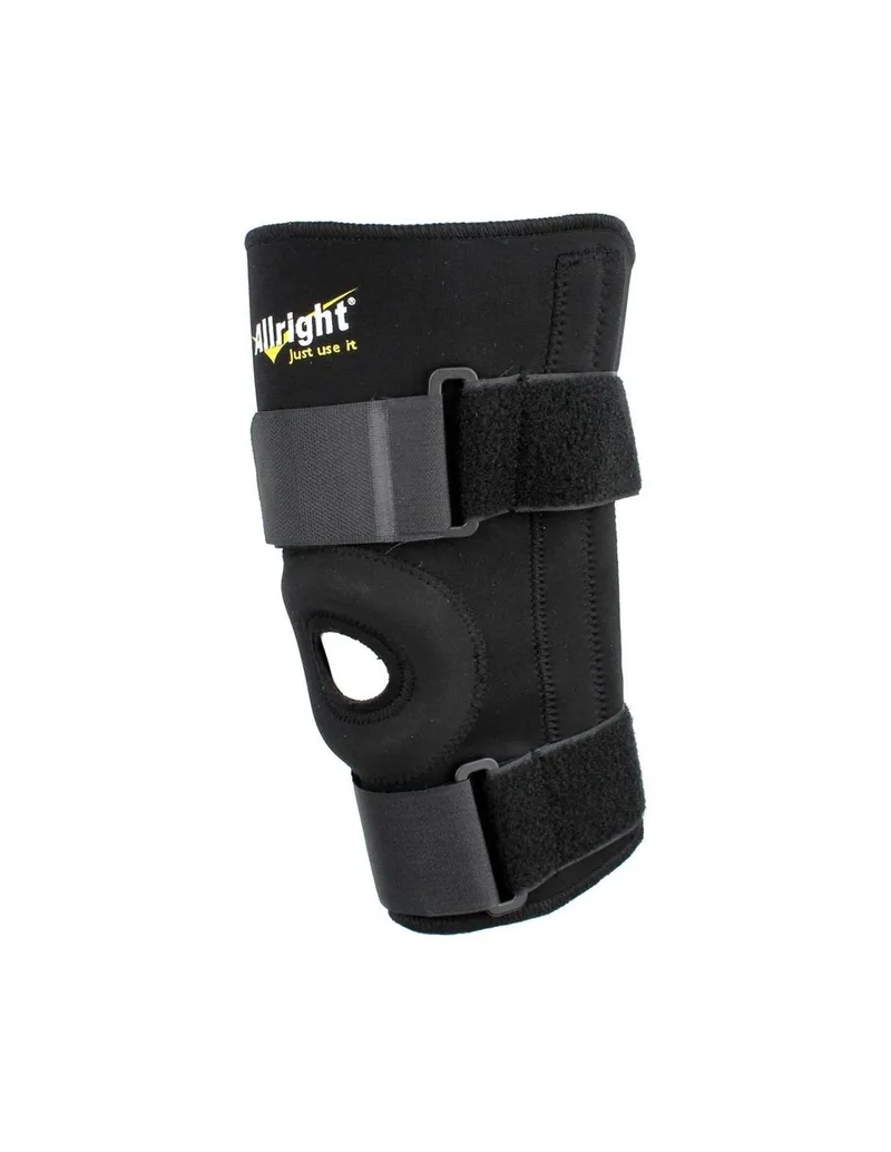 Allright Turn-buckle on The Knee ASONKLR Επιγονατίδα με Οπή σε Μαύρο χρώμα