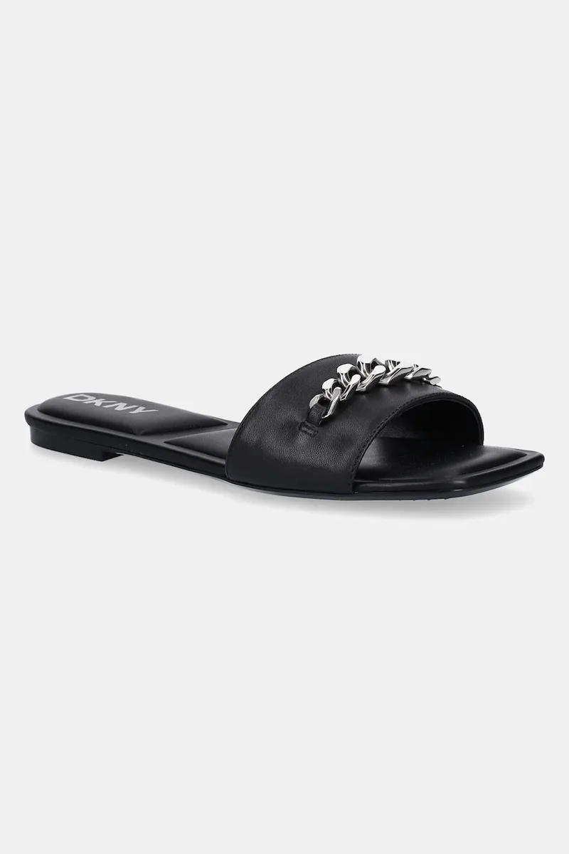 DKNY Δερμάτινες παντόφλες Dkny Dania