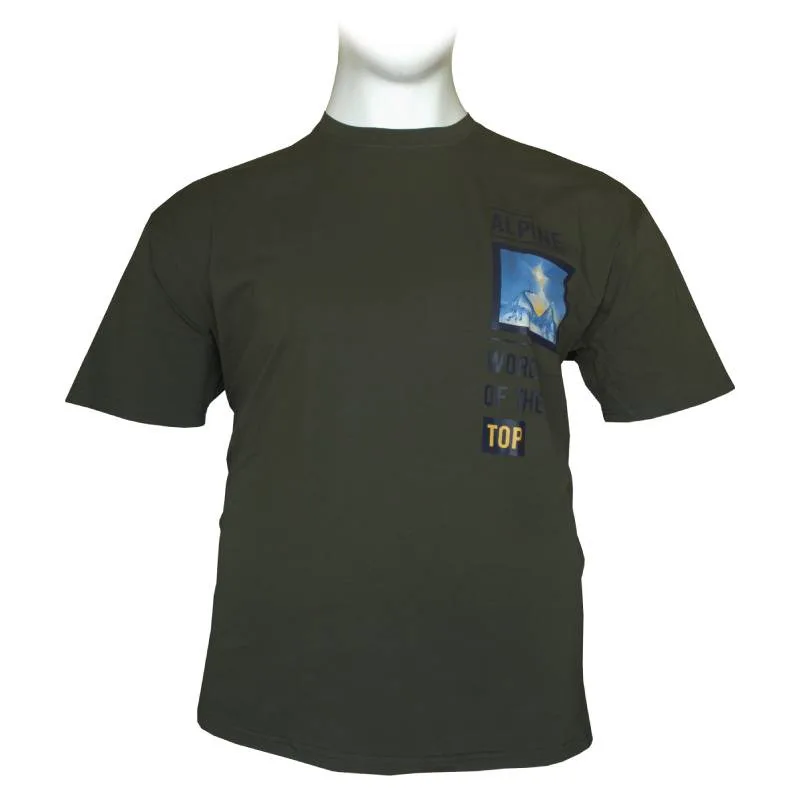 Μακό pennie T-shirt "Alpine" by Leo collection - Khaki