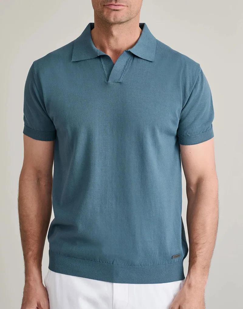 NAVY&GREEN ΠΛΕΚΤΟ POLO, KONTO MANIKI 24AR.981/PLV.1-PILOT BLUE OceanBlue