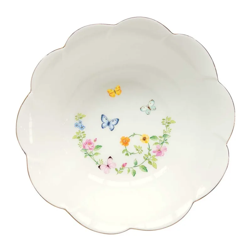 R2S Πιάτο Βαθύ Πορσελάνης Dancing Butterflies 20cm