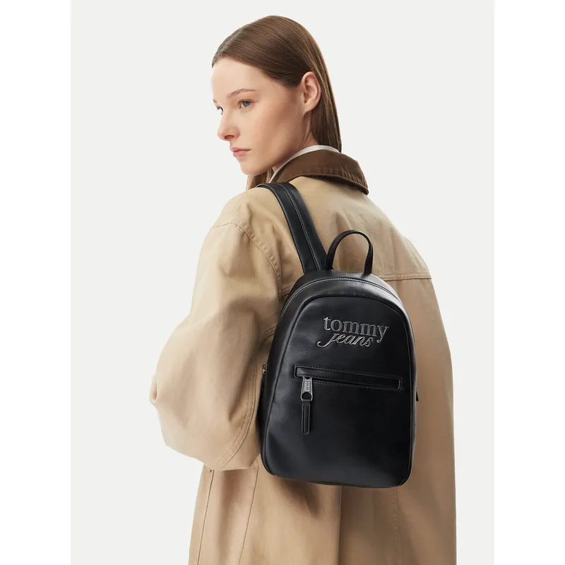 Σακίδιο Tommy Jeans Tjw Bold Backpack AW0AW18766 Μαύρο