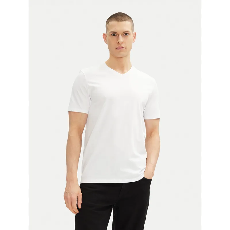 Calvin Klein Jeans T-Shirt LV040HM298 Λευκό Regular Fit