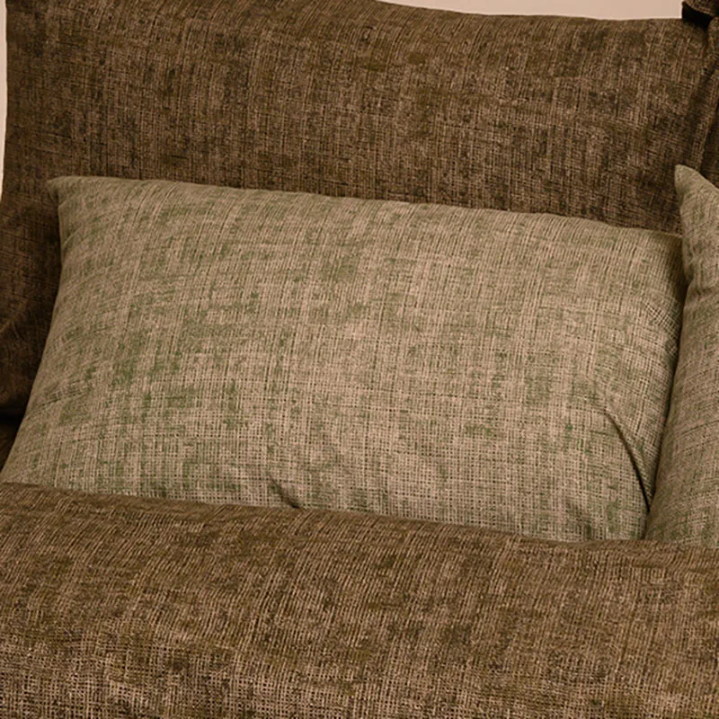 Μαξιλαροθήκες Σετ 50x70 Melinen Casual Amar Olive 50x70
