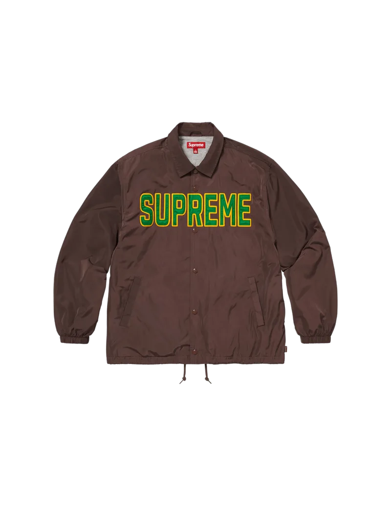 Supreme Spellout Coaches Jacket 'Brown' SS26J106BROWN MBS