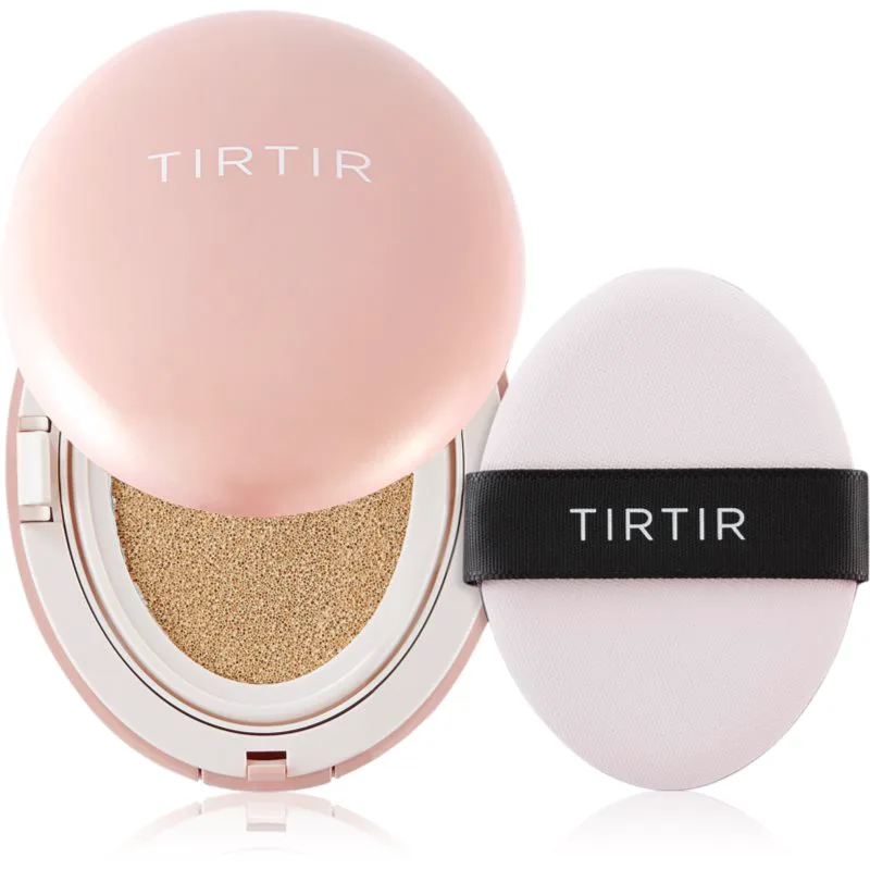 TIRTIR Mask Fit All Cover Cushion Mini ματ μεικ απ σε σφουγγαράκι απόχρωση 24W Soft Μπεζ 4.5 γρ