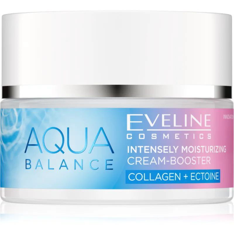 Eveline Cosmetics Aqua Balance Collagen + Ectoine εντατικά ενυδατική κρέμα για λαμπρή επιδερμίδα 50 ml