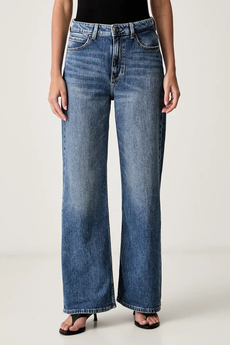Guess τζιν wide leg γυναικεία SEXY FLARE