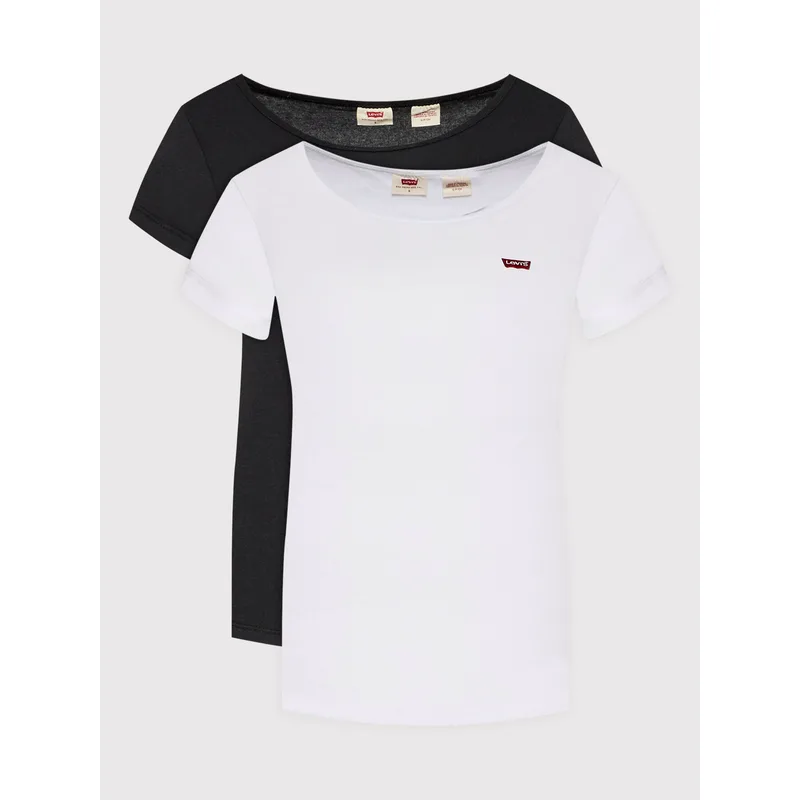 Levi's® Σετ t-shirts Perfect 74856-0000 Έγχρωμο Slim Fit