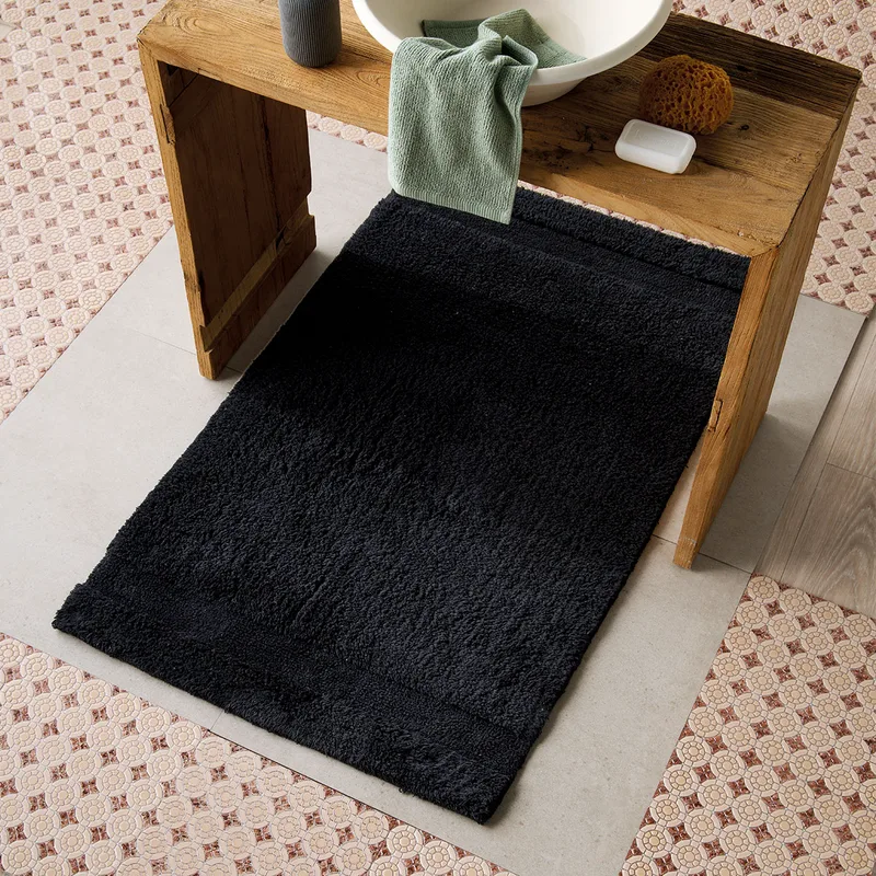 Πατάκι Μπάνιου (70x110) Kentia Loft Pierce 30 Black