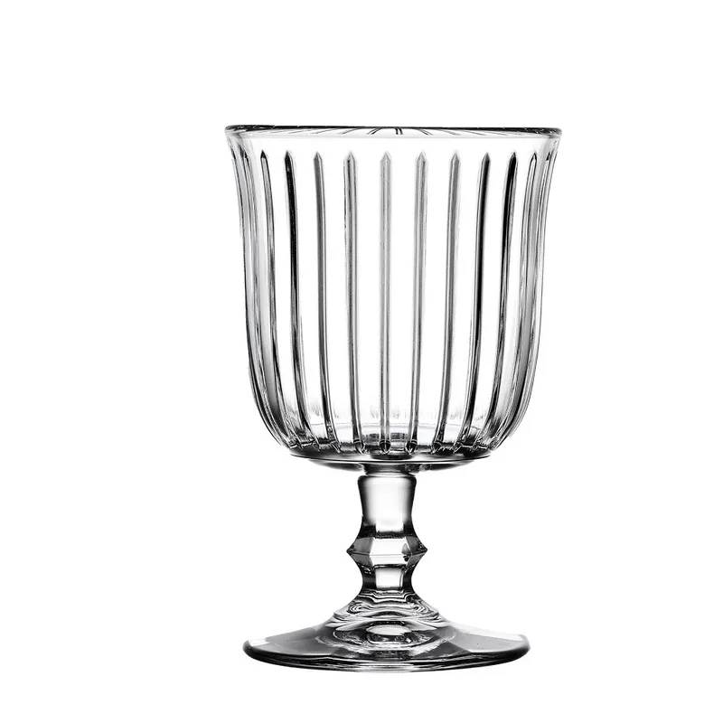 Ποτήρι Κρασιού Γυάλινο Διάφανο Joy ESPIEL 225ml-8,5x8,5x12,9εκ. SP440330G4 (Σετ 4 Τεμάχια) (Υλικό: Γυαλί, Χρώμα: Διάφανο , Μέγεθος: Κολωνάτο) - ESPIEL - SP440330G4