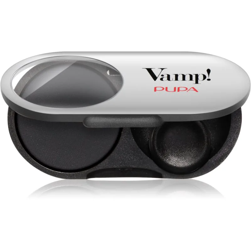 PUPA Milano Vamp! Radiant Baked Eyeshadow μακράς διαρκείας λαμπερές σκιές ματιών απόχρωση 300 Blackout - MATT 1 γρ