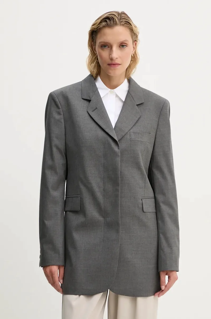 Μπλέιζερ με μίγμα μαλλιού Remain Boxy Blazer