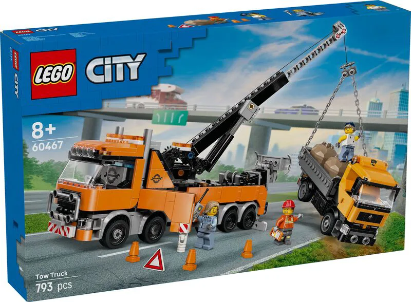 LEGO® City Heavy-Duty Recovery Tow Truck With Crane (60467)