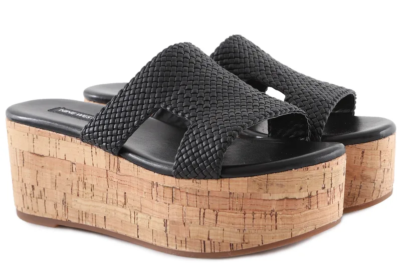 Πλατφόρμες Nine West Vina VINA2 TX-BLACK Γυναικείο