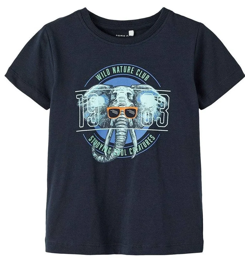 T-SHIRT NAME IT 13213252 NMMBERT ΣΚΟΥΡΟ ΜΠΛΕ (116 CM)-(6 ΕΤΩΝ)