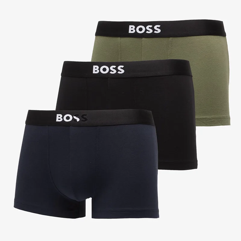 Μπόξερς Hugo Boss Trunk 3-Pack Boss One Dark Blue XL