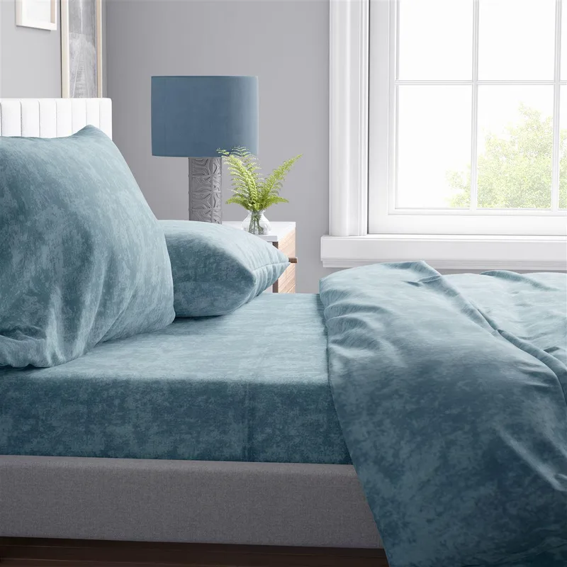 Σεντόνι Μεμονωμένο Polycotton Υπέρδιπλο 220x240εκ. Shadow 16 Petrol DimCol (Τύπος κατωσέντονου: Χωρίς Λάστιχο, Χρώμα: Πετρόλ , Ύφασμα: 70% Βαμβάκι-30% Polyester, Μέγεθος: Υπέρδιπλα) - DimCol - 33332024006