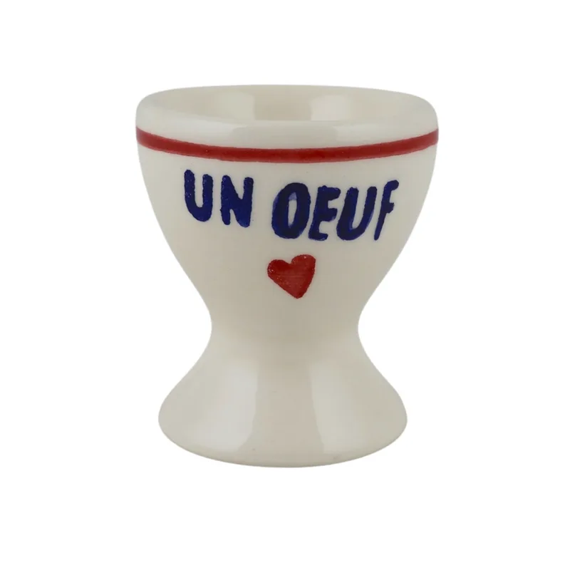 Ποτηράκι για αυγό Un oeuf - Blue Text