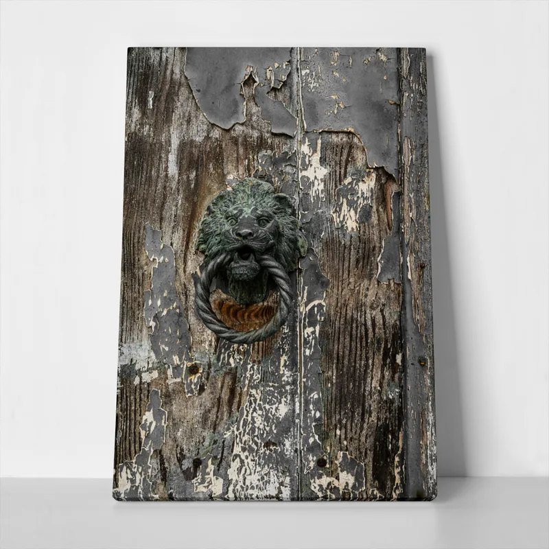 Πίνακας σε Καμβά RUSTIC FARMHOUSE DOOR KNOB