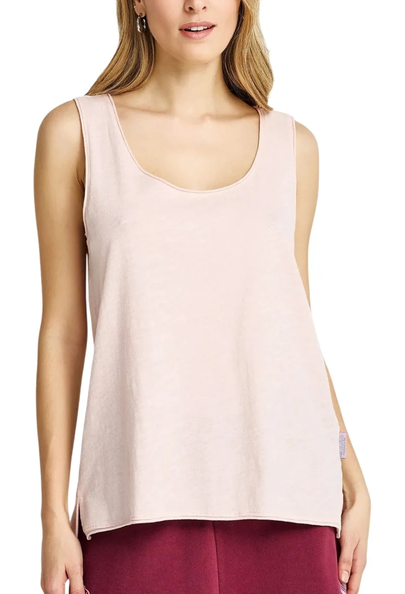 Μπλούζα Αμάνικη Funky Buddha Tank Top FBL013-108-04-ROSE WATER Γυναικείο