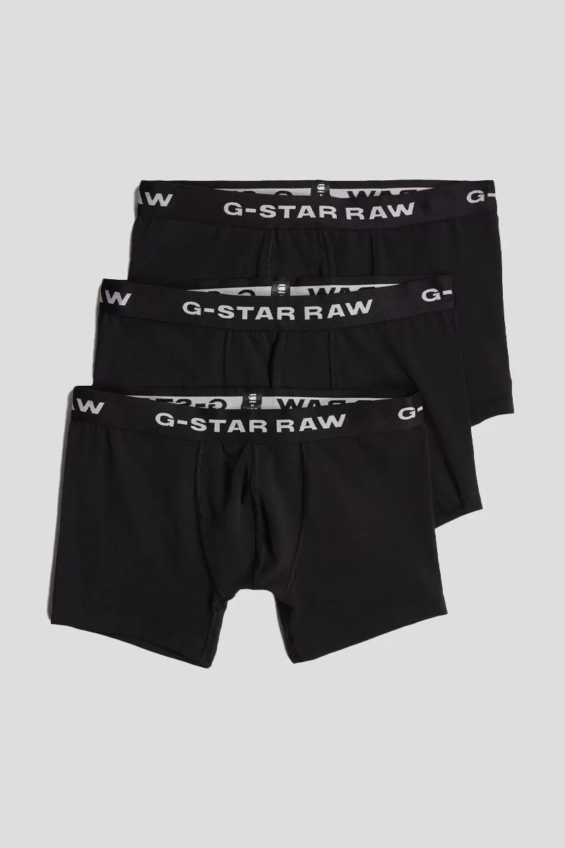 G-STAR Ανδρικό Μαύρο Boxer Briefs 3-Pack