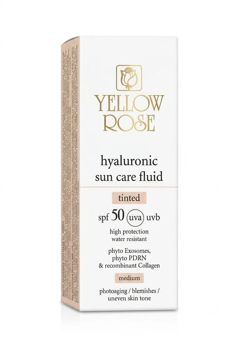 Yellow Rose Hyaluronic Sun Care Fluid Tinted SPF 50 - Medium (40ml)