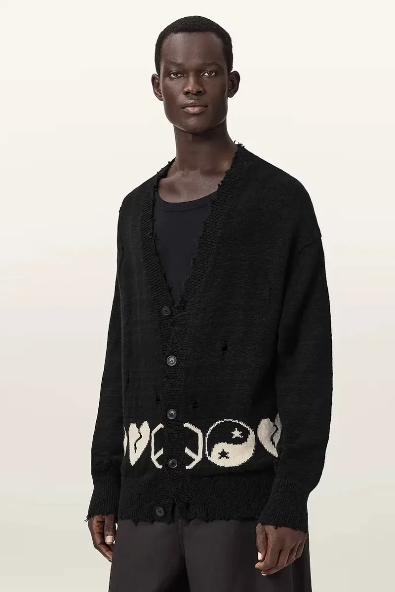 AllSaints ζακέτα ανδρική βαμβακερή TABUA