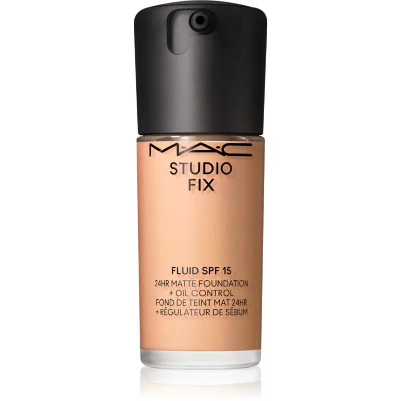 MAC Cosmetics Studio Fix Fluid SPF 15 24HR Matte Foundation + Oil Control ματ μεικ απ SPF 15 απόχρωση N6 30 ml