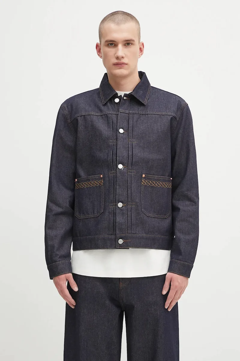Τζιν μπουφάν Drôle de Monsieur La Veste Denim Brut