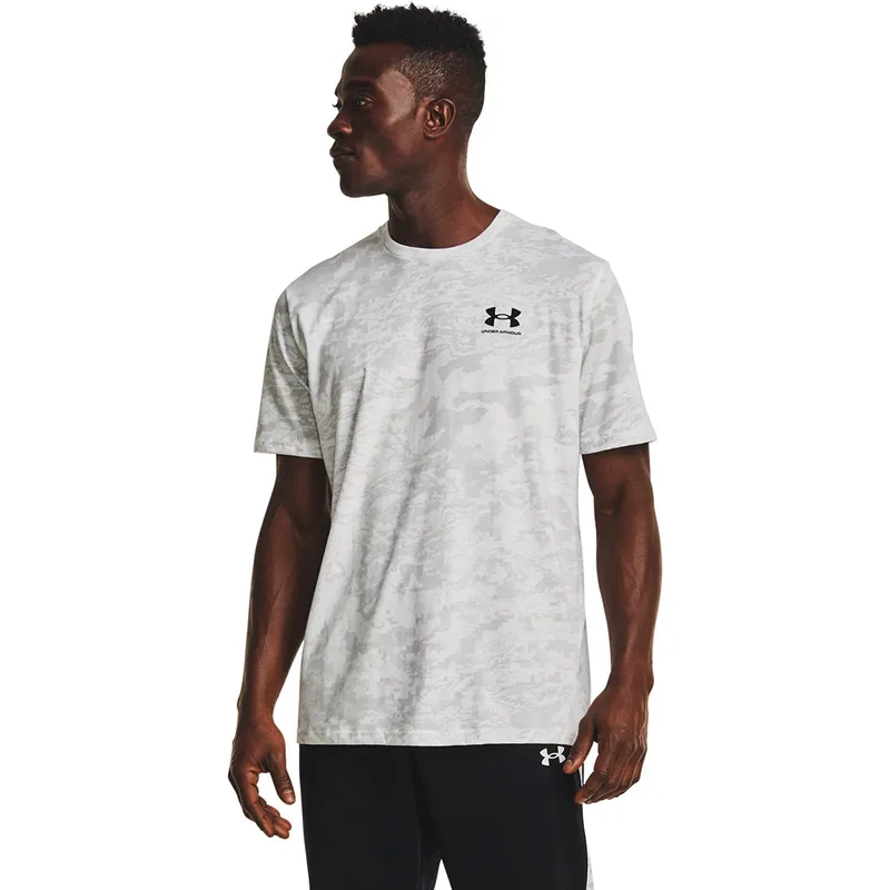 T-shirt Under Armour Under Armour Abc Camo SS White/ Mod Gray S