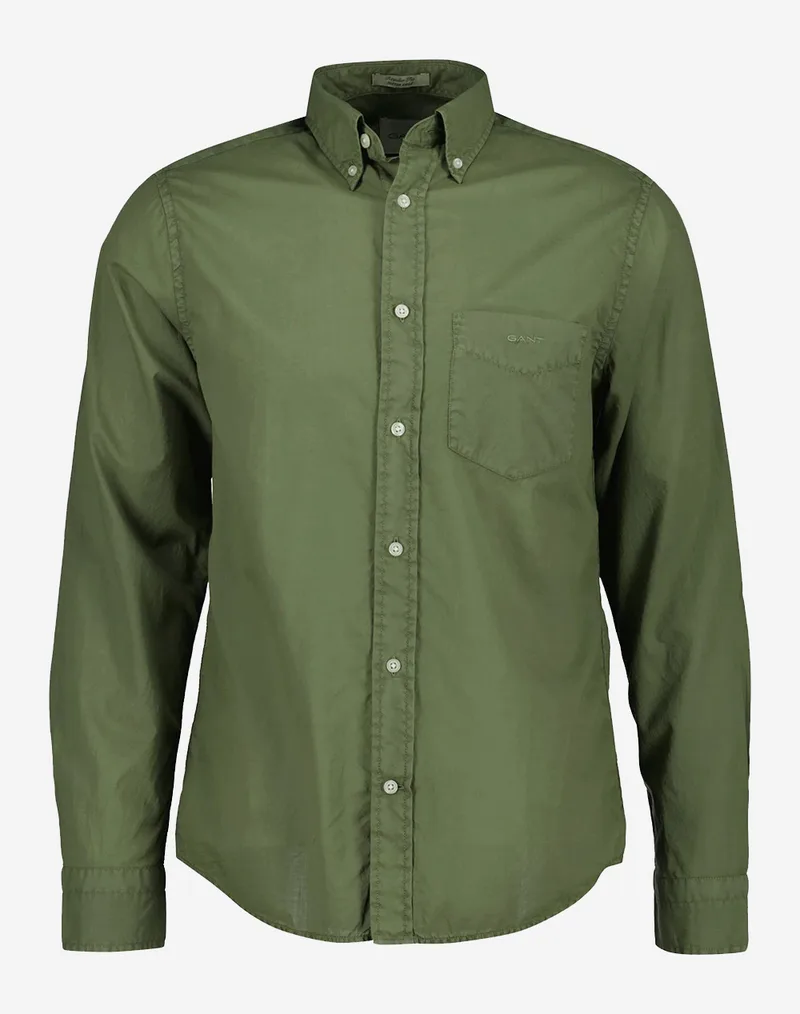 GANT ΠΟΥΚΑΜΙΣΟ ΜΜ REG GMNT DYED COTTON VOILE SHIRT 3G3260065-379 Khaki