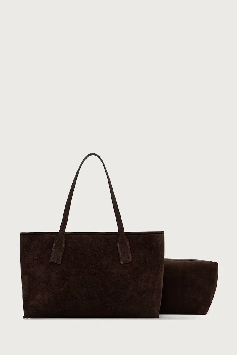 Marella shopper γυναικεία από δέρμα σουέτ MLAECRU
