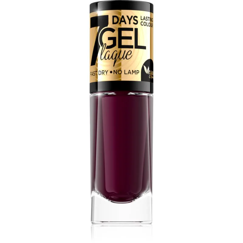 Eveline Cosmetics 7 Days Gel Laque Nail Enamel τζελ βερνίκι νυχιών χωρίς τη χρήση των UV/LED λαμπτήρων απόχρωση 52 8 ml