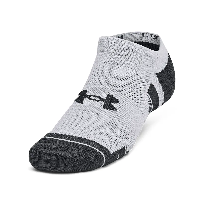 Under Armour Unisex Under Armour Perf Tech 6-Pack NS Mod Gray/ Mod Gray/ Jet Gray XL