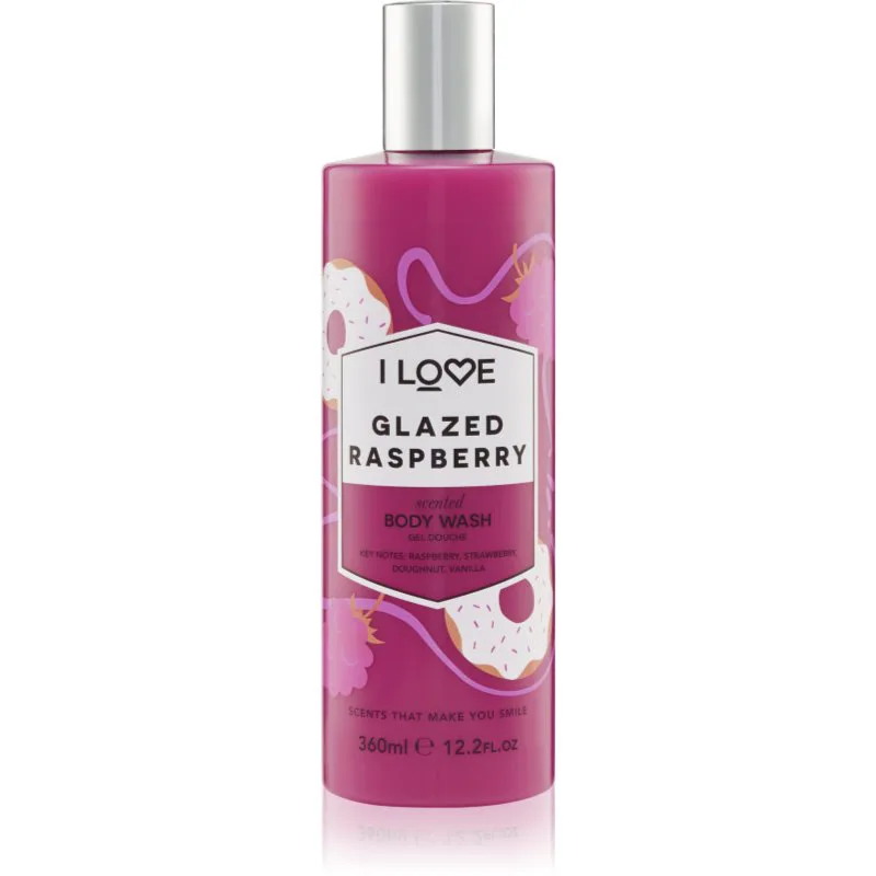 I Love Glazed Raspberry τζελ για ντους 350 ml