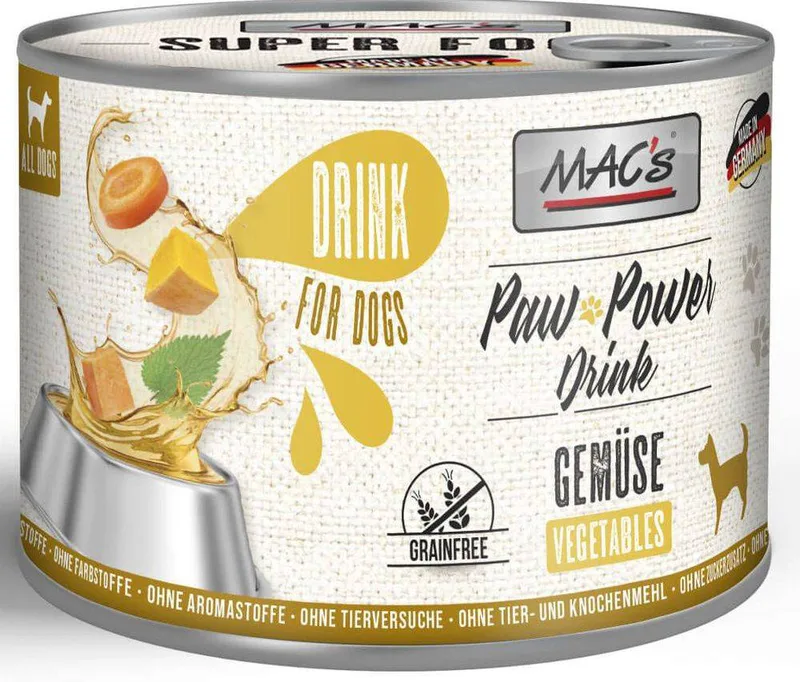 ΥΓΡΗ ΤΡΟΦΗ MACS DOG PAW POWER DRINK ΛΑΧΑΝΙΚΑ (200GR)